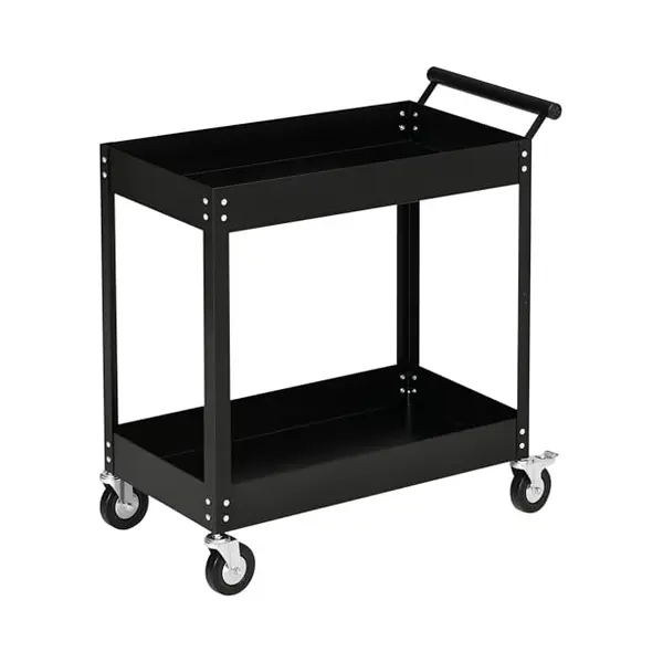 Durhand-Werkstattwagen-Kaltgewalzter Stahl-84, 5L X 38B X 84H Cm-Schwarz thumbnail