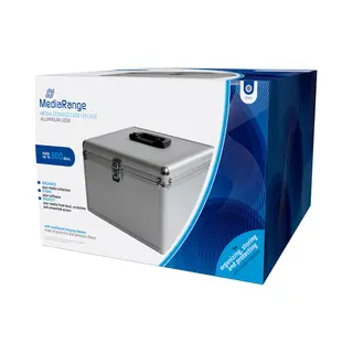 MediaRange BOX76 Cd-Hülle Gehäusebox 300 Disks Silber
