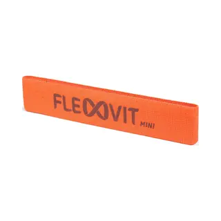 Flexvit Mini Band Oranje Licht | Weerstandsbundel Voor Krachttraining, Revalidatie & Fysiotherapie | 6 Weerstandsniveaus | Geschikt Voor Thuisfitness