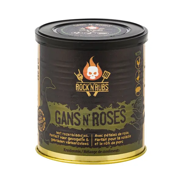 Rock`n Rubs Rock'N'Rubs - Gans N'Roses | Gewürzmischung Mit Curry-Note | Gewürzdose, 140 G thumbnail