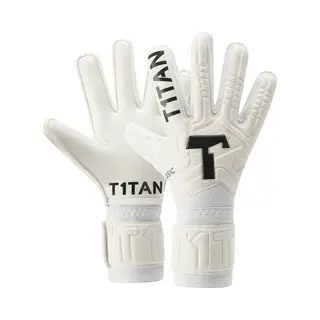 T1TAN Classic 1.0 White-Out (Fp) - Goalkeeper Gloves - With Finger Protection - Football Gloves For Goalkeepers - Size 11