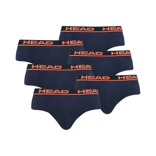 Head, Herren, Unterhosen, Slip Casual Stretch, Blau, (M, 6er Pack)