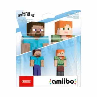 Nintendo amiibo Steve & Alex Super Smash Bros Interaktive Spielfigur