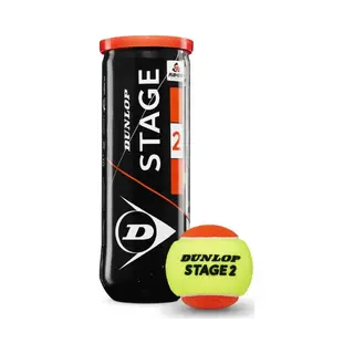 Topf Mit Dunlop Padelbälle Stufe 2 Gelb/Orange Tennis