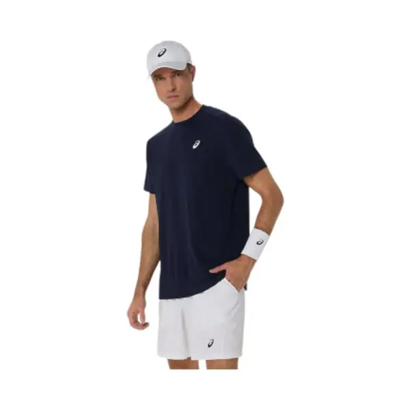 Asics Court T-Shirt Men Dark_blue, Size, M thumbnail