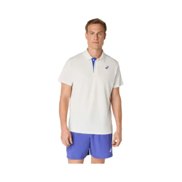 Asics Für Herren. 2041A340 Polo Court Beige (M), Lässig, Sportlich, Baumwolle, Tennis/Padel, Multisport, Kurzarm, Nachhaltig thumbnail