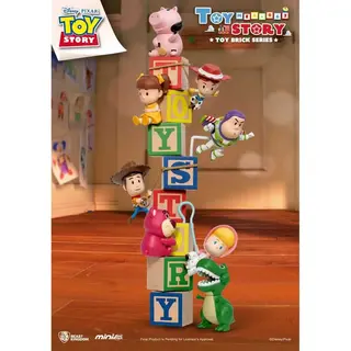 Beast Kingdom Toy Story Mini Egg Attack Figures 7 Cm Brick Series Assortment (8)