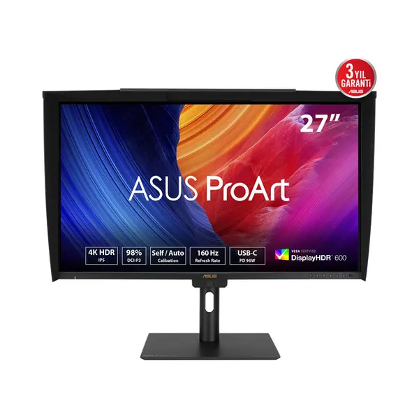 Asus ProArt PA27UCGE computer monitor 68,6 cm (27") 3840 x 2160 Pixels 4K Ultra Hd Led Zwart thumbnail