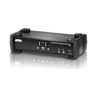 Aten 2-poorts Usb 3.0 4K DisplayPort Kvmp™-schakelaar (kabels meegeleverd)