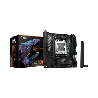 Gigabyte B850I Aorus Pro Motherboard - Amd Ryzen 9000 Series CPUs, 8+2+1 Phases Digital Vrm, up to 8400MHz DDR5 (Oc), 1xPCIe 5.0 + 1xPCIe 4.0 M.2, 2.5LAN, Wifi 7, Usb 3.2 Gen 2
