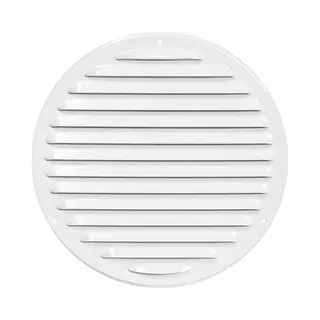 Europlast Metalen Ventilatierooster Rond Ø 200mm Wit - MR200 - RAL9016