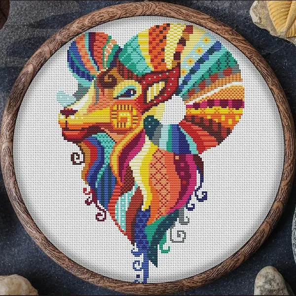 Awsome Patterns Borduurpakket Mandala Ram thumbnail