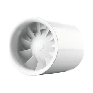 Vents Buisventilator Quietline 125 Mm - Axiale Inline Ventilator - 197 M³/h - Extra Stil