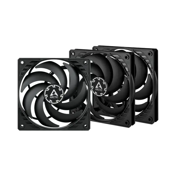 Arctic P12 Slim Pwm Pst 120 mm Pwm Lüfter optimiert für statischen Druck mit integriertem Y-Kabel thumbnail