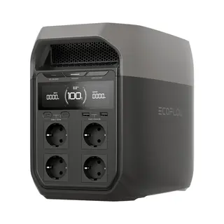 EcoFlow Delta 3 Tragbare Power Station Lithium-Eisen-Phosphat (LiFePO4) 1800 W 12,5 kg