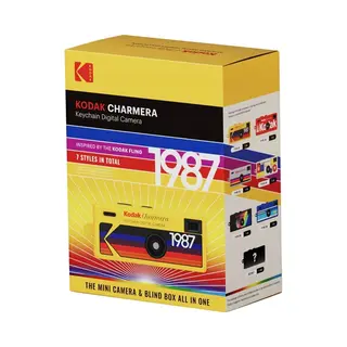 Kodak Charmera Schlüsselanhänger Digitalkamera Blind Box Ganzes Set (6 Stück)Mini Kamera, Digitalkamera, Videoaufzeichnung, Filmsimulations1, 6MP