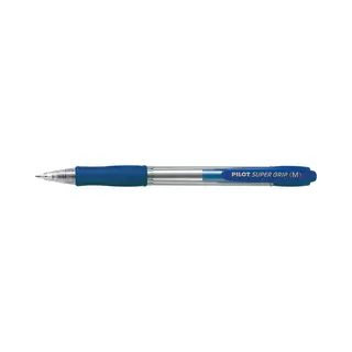Pilot Super Grip Medium Blauw Intrekbare balpen met klembevestiging 1 stuk(s)