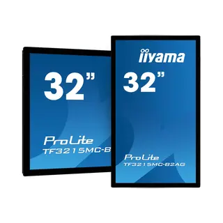 iiyama ProLite TF3215MC-B2AG Computerbildschirm 80 cm (31.5") 1920 x 1080 Pixel Full Hd Led Touchscreen Kiosk Schwarz