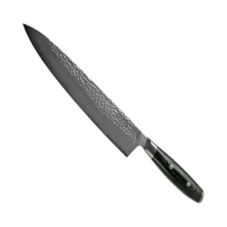 Yaxell Tsuchimon Koksmes 25, 5 Cm – VG10 Staal – Gehamerd Lemmet – Micarta Heft