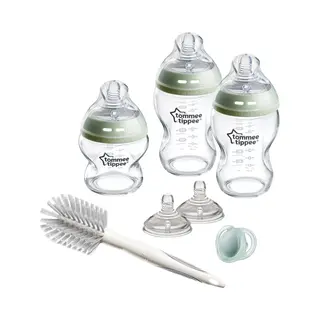 Tommee Tippee Natural Start Glazen Babyflessen Starterset - Flessen Van 150 Ml En 250 Ml Voor Pasgeboren Baby's 0m+