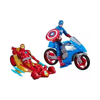 Hasbro Gaming Avengers Titan Hero Series - Iron Man En Captain America