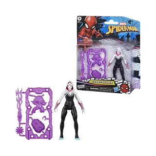 Marvel Spider-Man ActionVerse Ghost-Spider Action Figure & Accessories, 11.4-cm (4.5 Inch) Super Hero Toys & Figures For Children, Ages 4+