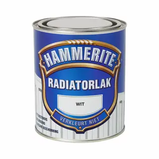 Hammerite Radiatorlak Hoogglans - Wit - 0, 75L