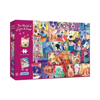 Gibsons Puzzles Gibson Puzzel Honden En Katten 1000 Stukjes
