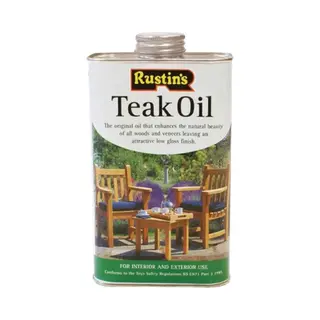 Rustins TEAK1000 Teak Oil 1 Litre