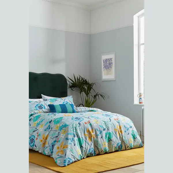 Helena Springfield 'bella Cover' Cotton Duvet Cover Set In Blue thumbnail