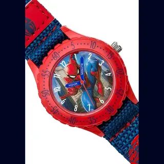 Accutime, Armbanduhr, Spiderman Time Teacher, Rot, (Analoguhr)