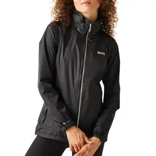 Regatta Corinne Iv Wasserdichte, Atmungsaktive Shell-Jacke Mit Verborgener Kapuze Und Reißverschlusstaschen