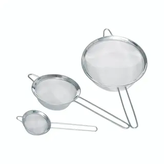 KitchenCraft Fijne Zeef - Roestvrij Staal Set Van 3 Stuks
