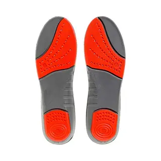 Sorbothane Double Strike Insoles Men & Women – Shock Absorbing Inserts For Plantar Fasciitis, Arch Support & Heel Relief – Antibacterial Shoe Inserts For