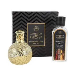 Ashleigh & Burwood - Lampenolie Moroccan Spice 250 Ml + Geurlamp Little Treasure - Gift Set