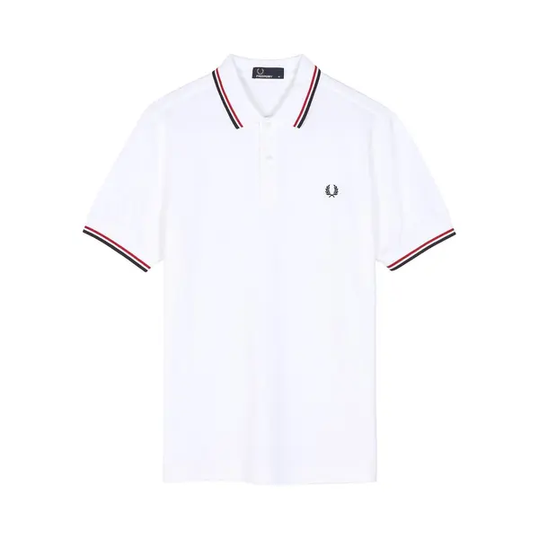 Fred Perry Herren M3600-748-xxl Poloshirt, Weiß (White 748), Xx-Large thumbnail