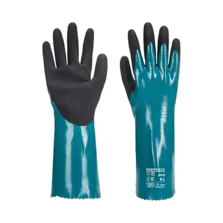 Portwest Nitrile Sandy Grip Lite Gauntlets