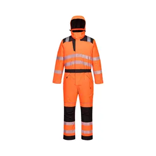 Portwest PW3 Hi-Vis Winter Coverall, Orange/Black, Size, Xxl