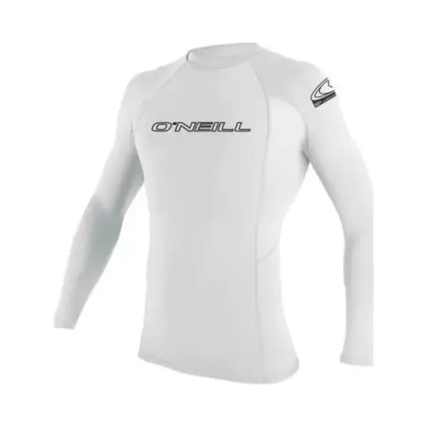 O'Neill Jungen Youth Basic Skins Long Sleeve Rash Guard Shirt, White, 6 thumbnail