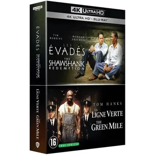 Warner Bros Les évadés + La Ligne Verte 4k Ultra Hd [Blu-ray] [Fr Import]