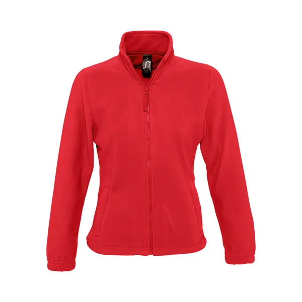 Sols Dames/dames North Full Zip Fleece Jacket (Rood) thumbnail