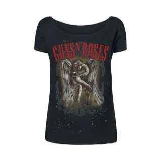 Guns N' Roses Sketched Cherub T-Shirt Black