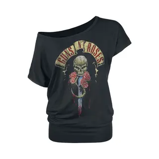Guns N' Roses Dripping Dagger T-Shirt Schwarz In L