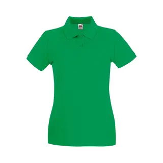 Fruit Of The Loom, Premium-Poloshirt, Lady-Fit, Für Damen, Kelly Grün, X-Large