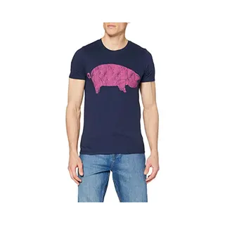 Pink Floyd Herren T-Shirt Awbdg, Blau (Navy), L