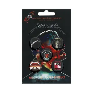Metallica Badge - Mix - Voor Geen - Meerkleurig