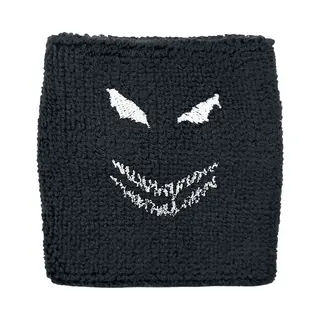 Disturbed Face - Wristband Schweißband Schwarz