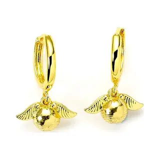 Harry Potter Goldener Schnatz Ohrring Goldfarben