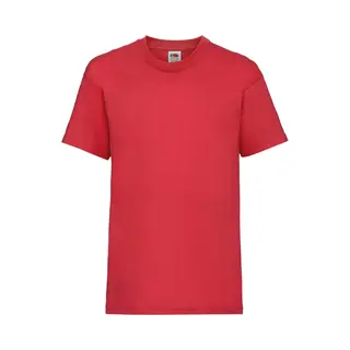 Fruit Of The Loom Jungen T-Shirt, Rot, 5-6 Jahre (116)