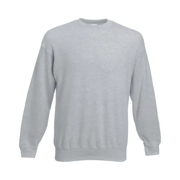Fruit Of The Loom Herren Sweatshirt 62–202–0 3XL Grau Meliert thumbnail